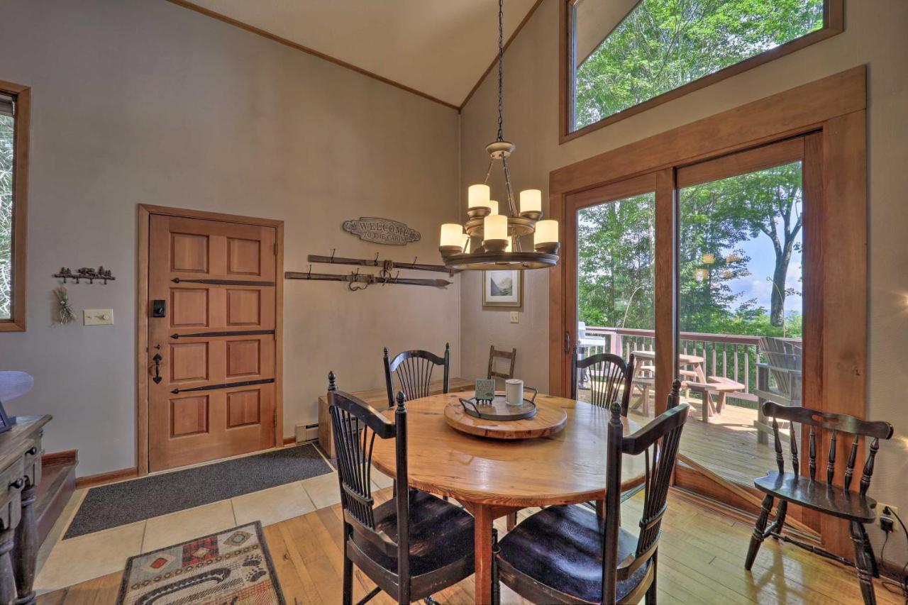 Beech Mountain Cabin Retreat With Hot Tub And Views! 외부 사진