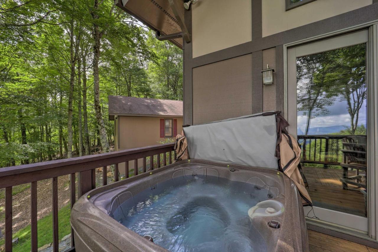 Beech Mountain Cabin Retreat With Hot Tub And Views! 외부 사진