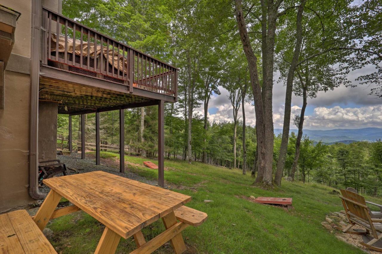 Beech Mountain Cabin Retreat With Hot Tub And Views! 외부 사진