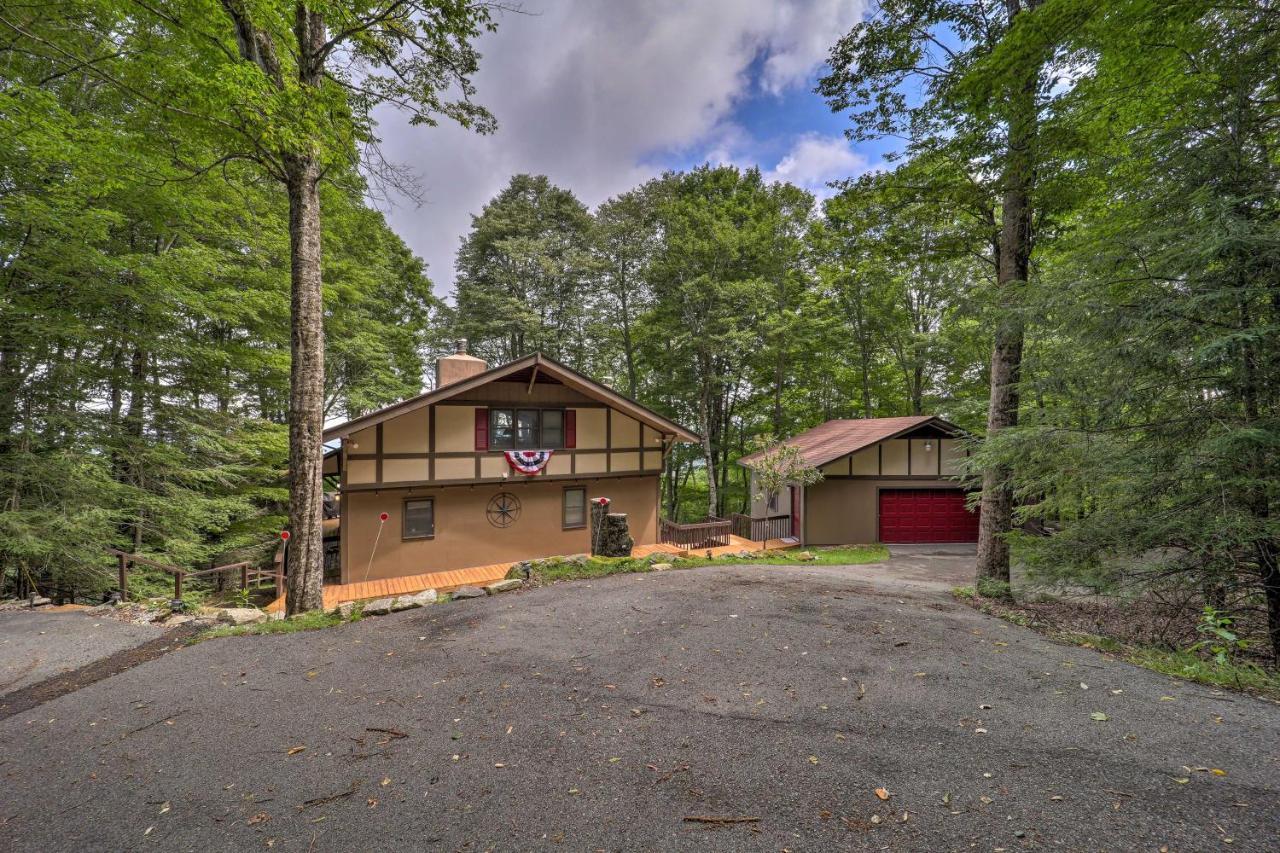 Beech Mountain Cabin Retreat With Hot Tub And Views! 외부 사진