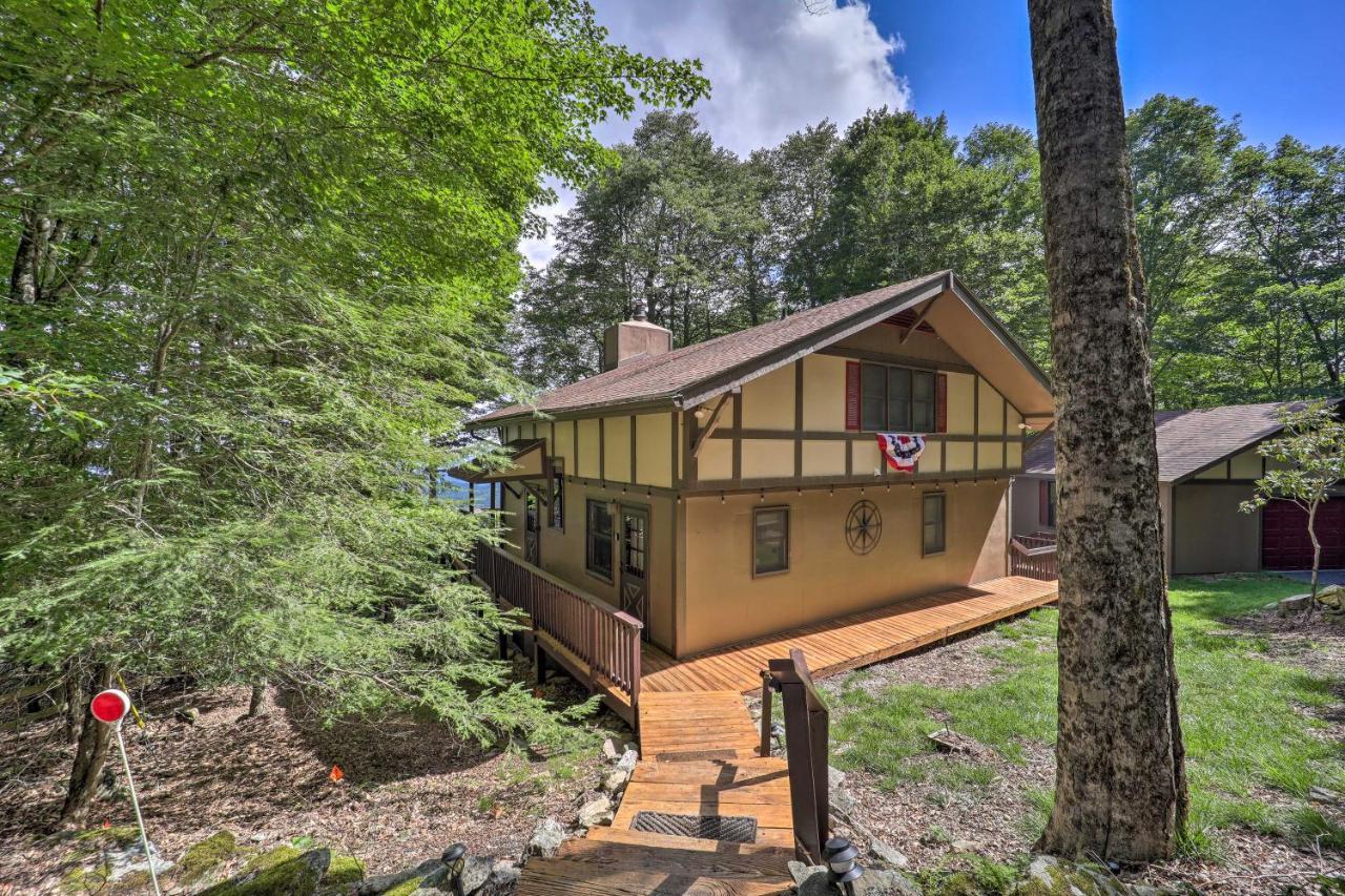 Beech Mountain Cabin Retreat With Hot Tub And Views! 외부 사진