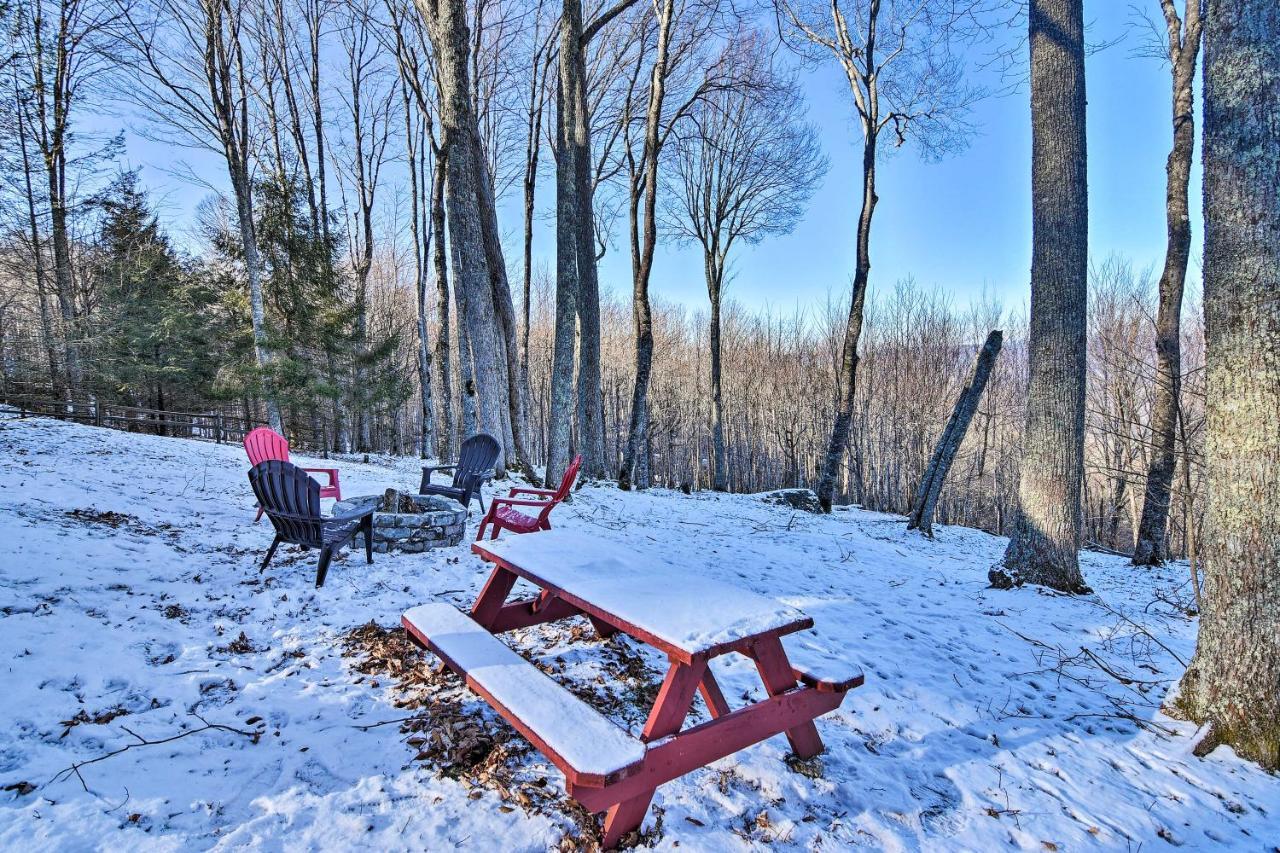 Beech Mountain Cabin Retreat With Hot Tub And Views! 외부 사진